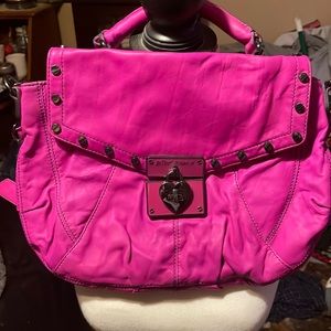Betsy Johnson Beautiful Pink Fuscia colored bag like new